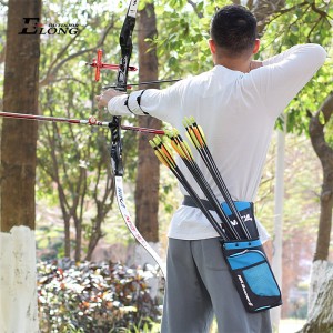 Nika Archery 430023 양궁 화살표 떨림 캔버스 예금 화살표 허리 허리 촬영 사냥 액세서리에 대 한 단일 어깨 매달려