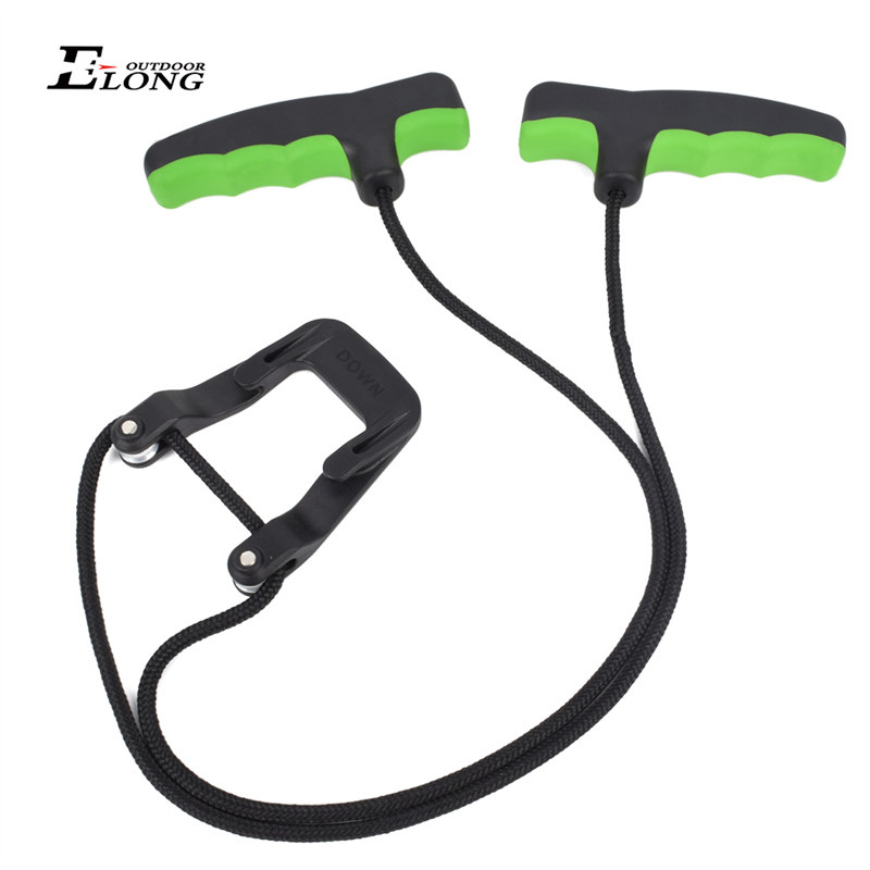 Nika Archery 454002-05 40inch Crossbows Rope Double Handle Crossbows Rope Cocker Aid Cocking String Tool