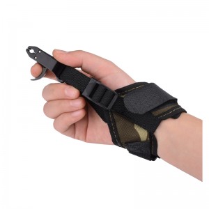 Elong 야외 42RA05-CA 출시 카모 성인 캘리퍼스 출시 방아쇠 손목 스트랩 양궁 복합 활 액세서리