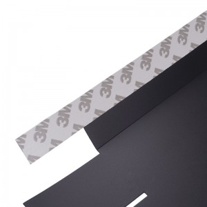 모듈 탑 커버 절연 시트 블랙 고온 저항 절연 시트 0.43mm 절연 재료 처리