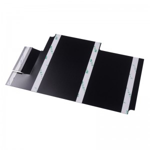 난연제 및 내마모성 PC 절연 시트 블랙 0.43mm 절연 가스 켓 자동차 부품 쉽게 접는 절연 mylar 시트