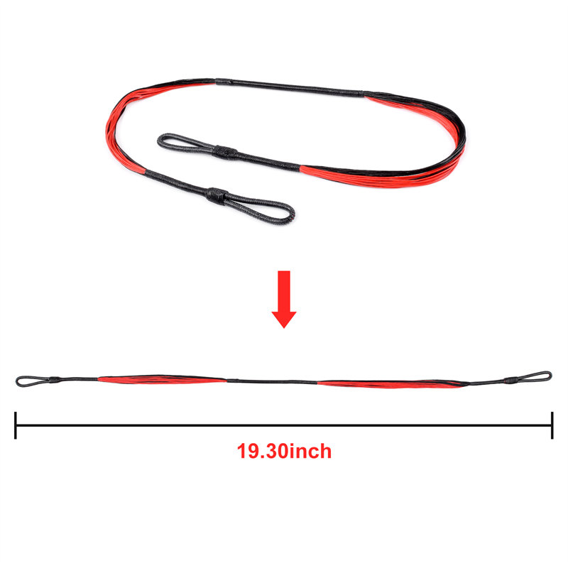 Elong 야외 280046-02 19.3inch 20 스트랜드 코브라 시스템에 대 한 석궁 문자열 adder/r9