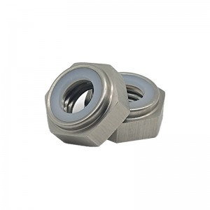 탄소강 육각 너트 내장 고무 링 스테인레스 스틸 밀링 정밀 CNC 선회 부품