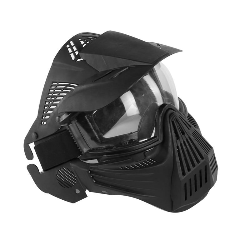 Elong 야외 44mA58-BK Airsoft 마스크 CS 게임 전술 마스크 전체 얼굴 Airsoft 보호 얼굴 보호
