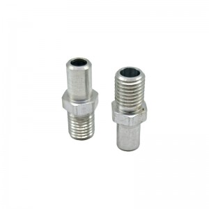 중국 육각 가공 사용자 지정 금속 강철 cnc 부품을 돌립니다