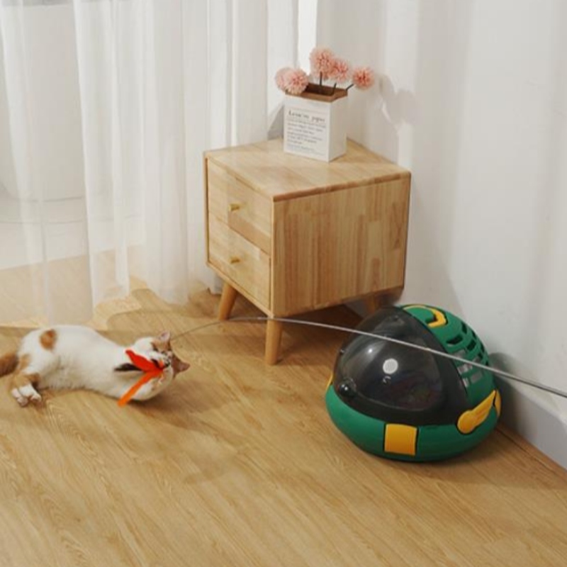 고양이 장난감 재미 있은 고양이 스틱 150cm 긴 3 섹션 텔레스코픽 막대 재미 있은 고양이 대화 형 재미 애완 동물 장난감 고양이 용품