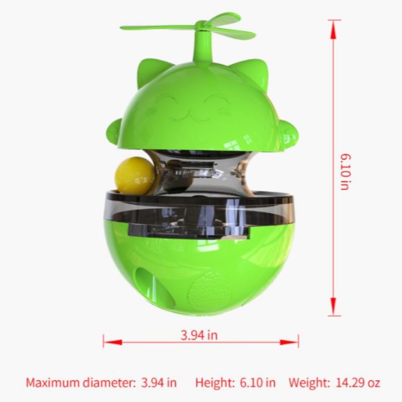 무료 샘플 아마존 고양이 장난감 애완 동물 용품 턴테이블 장난감 누출 식품 공 재미 있은 고양이 스틱 자기 즐기는 고양이 장난감
