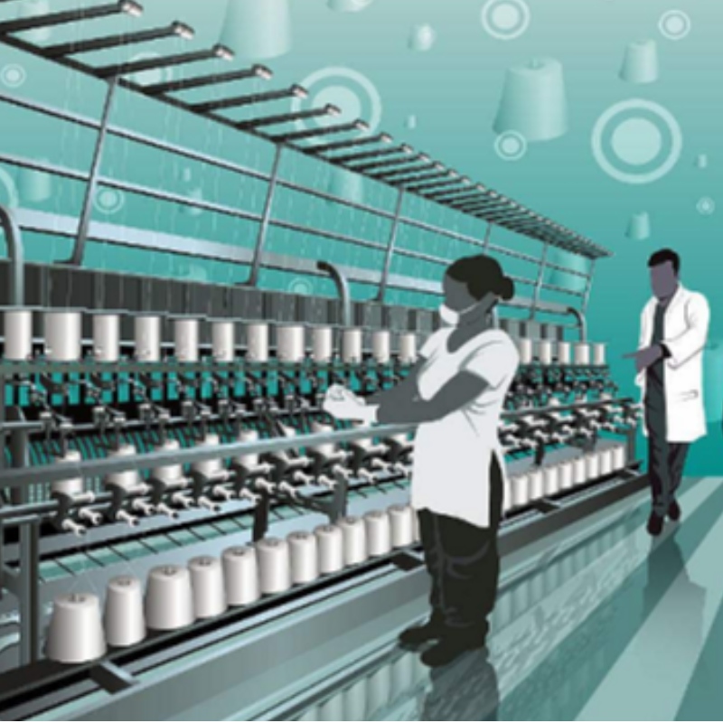 섬유와 의류의 수출은 추세에 맞게 자랐습니다