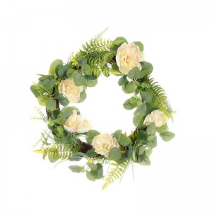 뜨거운 판매 아름 다운 집에서 만든 잔디 화 환 집 및 잡초 장식