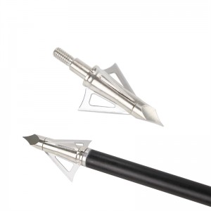 Nika Archery 15B027 3 고정 블레이드 150GRAIN 사냥 Broadheads 양궁 석궁 볼트 사냥