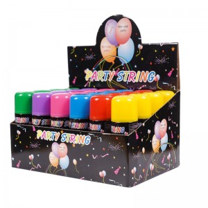 결혼식 파티 축제 축하를위한 생분해 성 다채로운 스프레이 어리석은 문자열