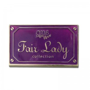 고품질 맞춤형 브랜드 패션 매트 마감 금속 이름 레이블 실크 인쇄 알루미늄 비즈니스 방문 카드 자체 로고