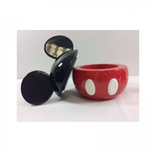 고품질 사랑스러운 미키 마우스 수지 홈 스토리지 컨테이너 항아리