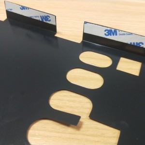 0.5mm 블랙 PC 절연 시트, 쉽게 접기 및 양식 Mylar 시트, 난연 배터리 절연 시트 실크 스크린