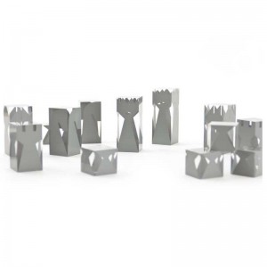 클래식 장난감 높은 크리스탈 아크릴 체스 세트