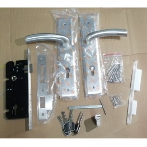 6003 롱 플레이트 도어 핸들 스테인레스 스틸 레버 세트, 현대 현대 장밀제 잠금 장치