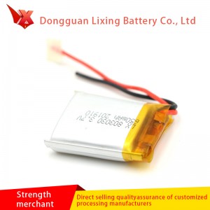 제조업체는 803030-650mAh 3.7V 울트라 - 얇은 리튬 배터리, 워크맨 및 성인 제품을위한 특수 배터리를 공급합니다.