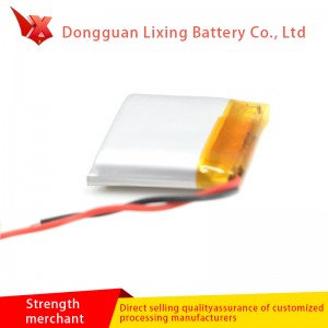 제조업체는 803030-650mAh 3.7V 울트라 - 얇은 리튬 배터리, 워크맨 및 성인 제품을위한 특수 배터리를 공급합니다.