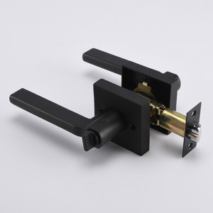 S7804 MATTE BLACK KEYED ENTRY LEVER LOV 외부 도어 및 전면 도어, 헤비 듀티 도어 손잡이