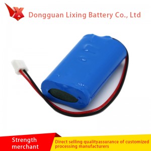UL 18650 리튬 배터리 7.4V 전동 공구 배터리 2000mAh 쓰레기 할 수있는 특수 배터리