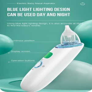 유아를위한 아기 자동 Snot 흡입을위한 전기 코 흡입 배터리 배터리 유아용 부자 흡착기