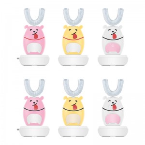 안전한 초음파 실리콘 키즈 \\\\ \'전동 칫솔 키즈 음악 브러쉬 재미