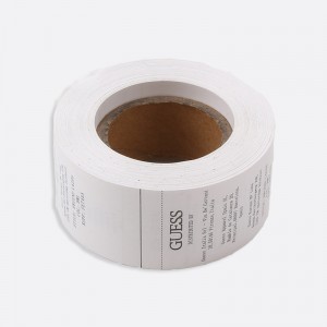 뜨거운 판매 신제품 맞춤형 의류 액세서리 화면 의류 새틴 짠 레이블 옷 모자 신발