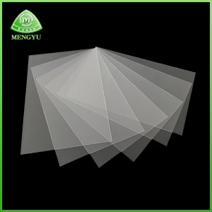 매우 투명한 PET 시트 플라스틱 필름 폴리 에스테르 필름 플라스틱 접는 상자 스페이서/HGH 온도 저항 스크래치 증거