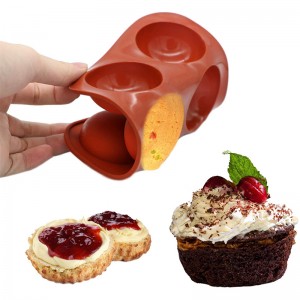 세미 둥근 모양 실리콘 금형, 베이킹 곰팡이