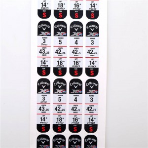 골프 클럽 사용자 정의 레이블