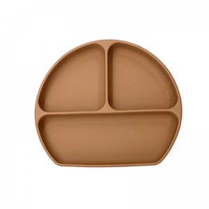 Silicone 분리 플레이트, 아기 유아 플레이트, BPA 무료