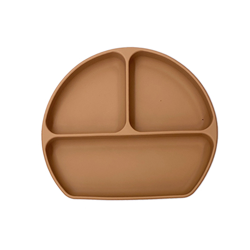 Silicone 분리 플레이트, 아기 유아 플레이트, BPA 무료