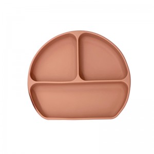 Silicone 분리 플레이트, 아기 유아 플레이트, BPA 무료