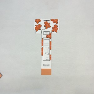 식품 라벨 종이 카드