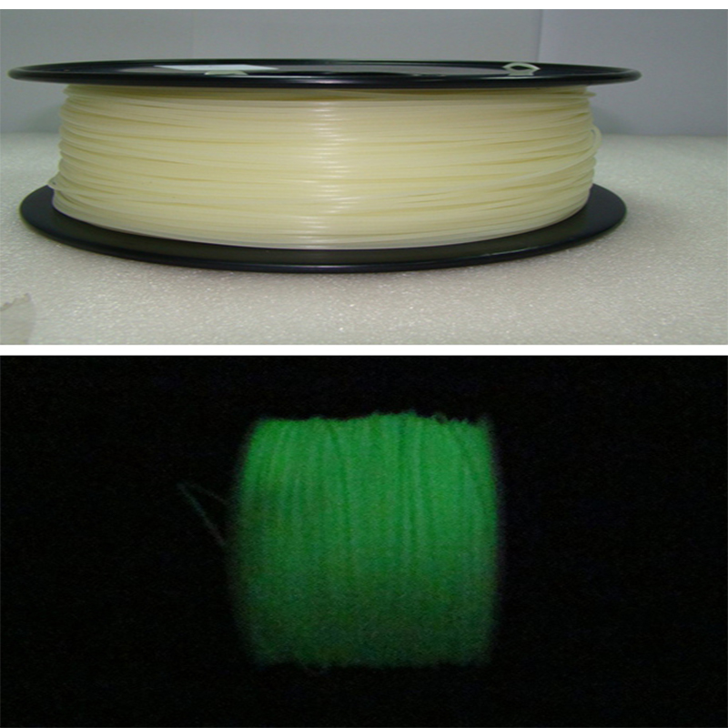 Pinrui 3D 프린터 1.75mm Golw 녹색 필라멘트 3D 프린터 용