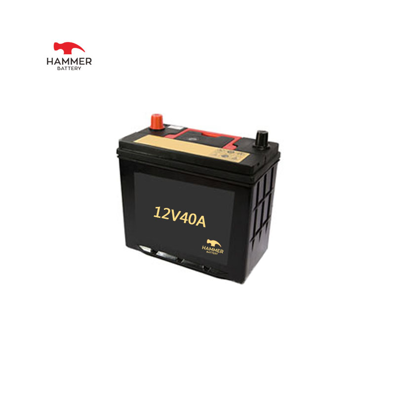 자동차 배터리 12V40A.