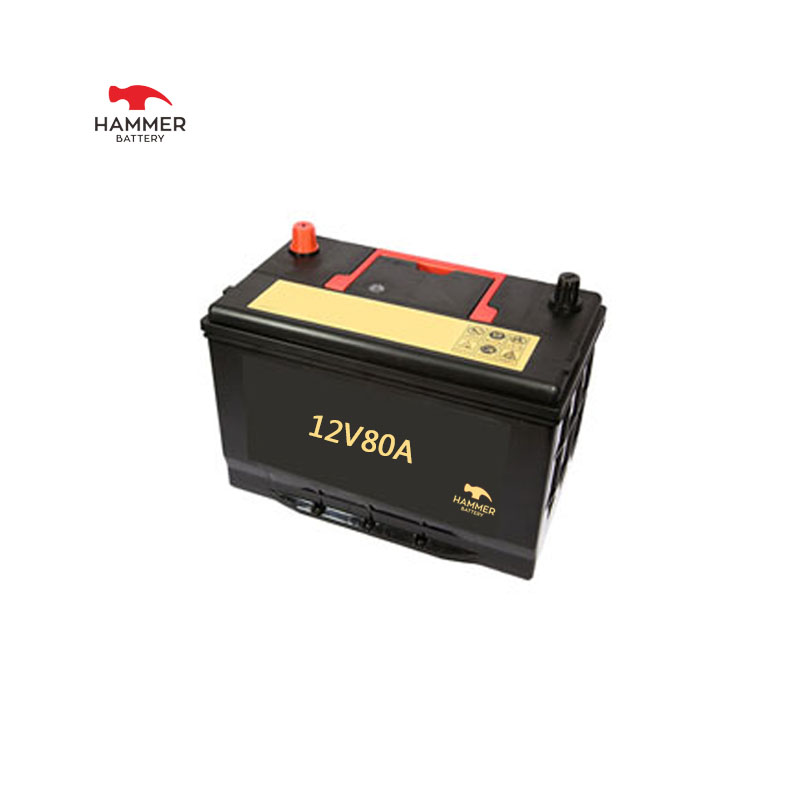 자동차 배터리 12V80A.