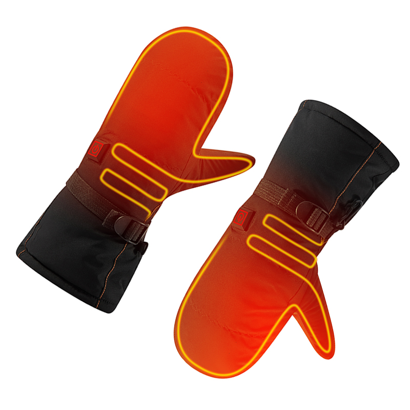 2200mAh 겨울 전기 가열 장갑, 낚시를위한 방수 난방 장갑