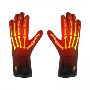 스키에 대 한 전기 방수 따뜻한 장갑, 조정 가능한 온도 배터리 난방 장갑 남성/women