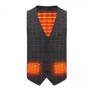 뜨거운 판매 세련된 가열 된 남자 양복 조끼 배터리 파워와 함께
