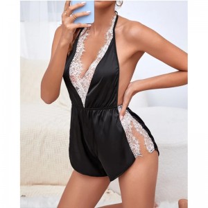 Women \\\\\\\\\\\\ \'s 섹시한 란제리 깎아 지른 See-Through 메쉬 섹시한 레이스 잠자지 Nightdress Uniform Temptation Nightgown