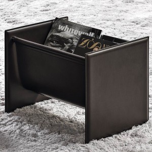 이탈리아 미니멀리스트 디자인 센터 엔드 테이블 낮은 높이 현대 대리석 탑 스퀘어 가죽 커피 테이블 거실