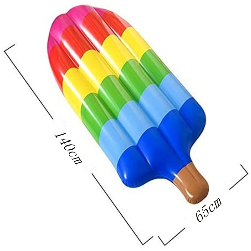 풍선 아이스크림 플로트, 수영장 플로트 볼 침대, PVC 풍선 장난감 아이스크림 모양