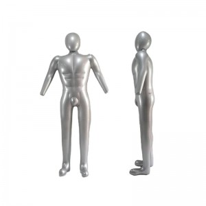 풍선 PVC 남성 마네킹 모델, 머리와 팔, 플라스틱 전신 마네킹과 함께 전체 크기