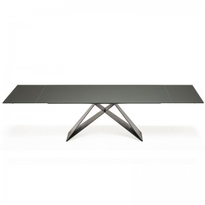 이탈리아 현대 디자인 8 명 세라믹 소결 돌 직사각형 식탁 세트 6 시터