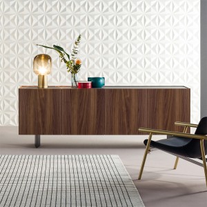 북유럽 현대 호두 나무 사이드 보드 나무 캐비닛 TV 캐비닛 거실