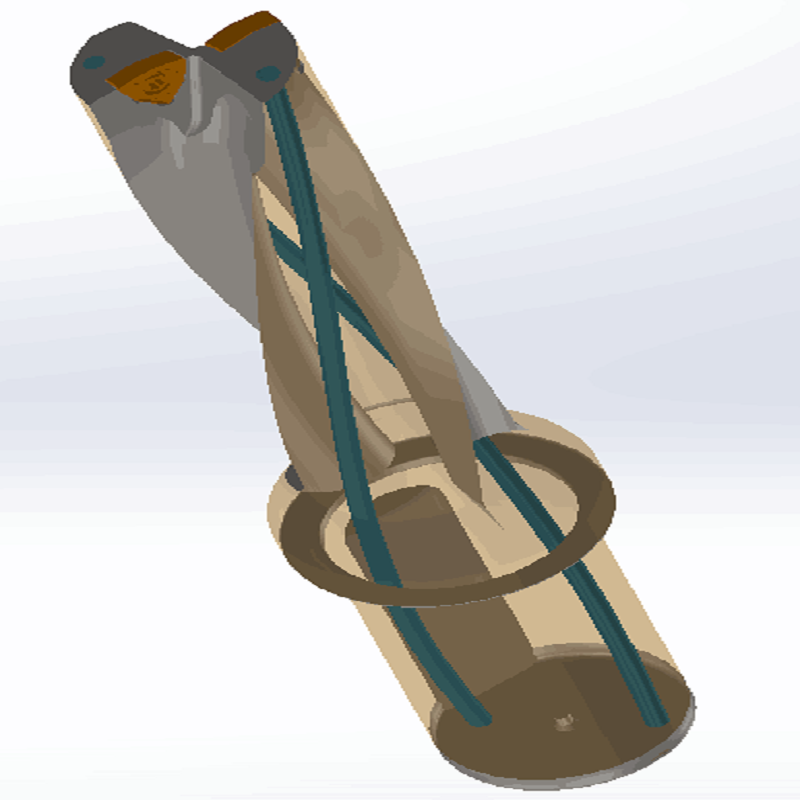 3D U 드릴 삽입 WCMT