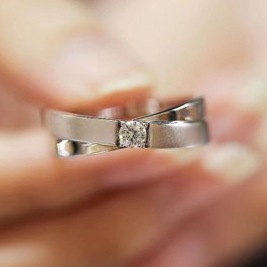 스털링 실버 925/18k/14k/10k moissanite/실제 다이아몬드 약혼 반지
