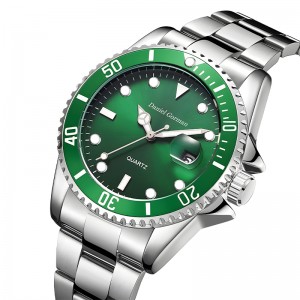 Daniel Gorman Top Quality Men \\\\ \'의 스포츠 시계 방수 클래식 스테인리스 스틸 스트랩 패션 남자 \\\\\'s Watch Business Quartz WatchRM001
