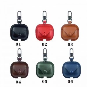 Apple AirPods Pro 3 보호 케이스, Bluetooth 무선 헤드셋 박스, 스토리지 박스 보호 케이스, 완전히 덮여 있고 흠집, 이탈리아 가죽 브라운에 적합합니다.